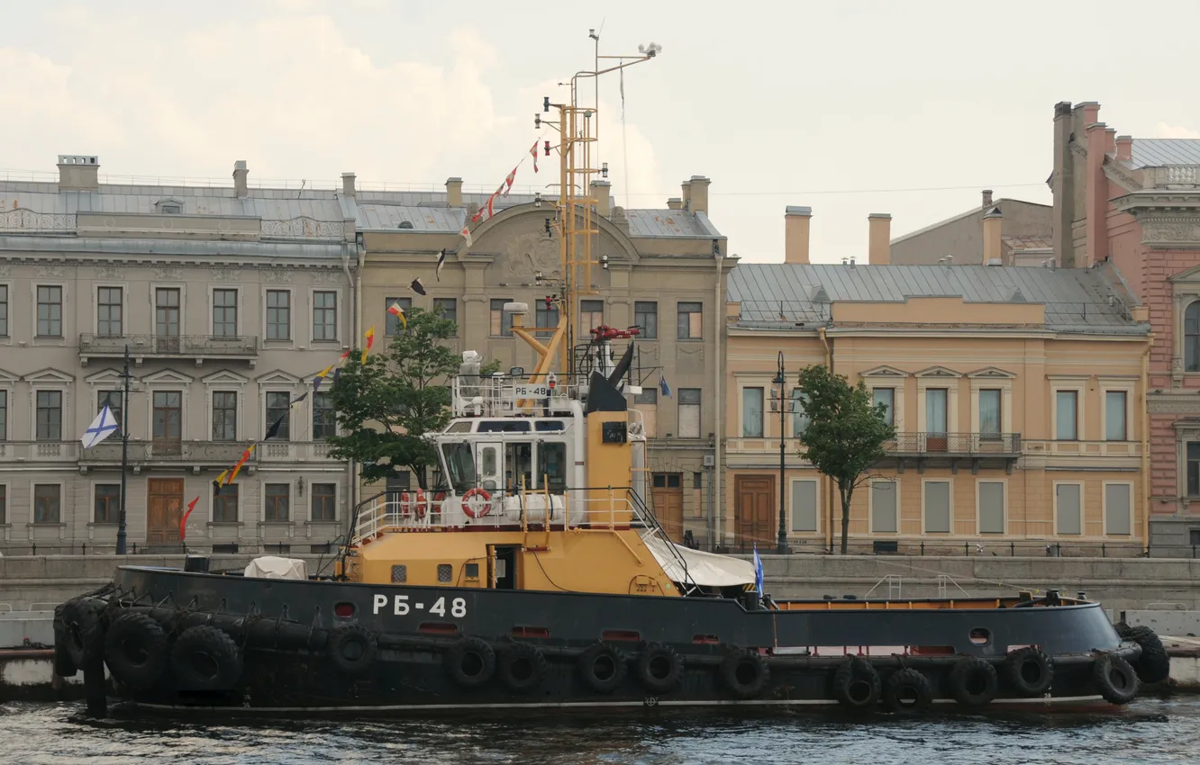 Photo wallpaper tug, promenade, raid, RB-48