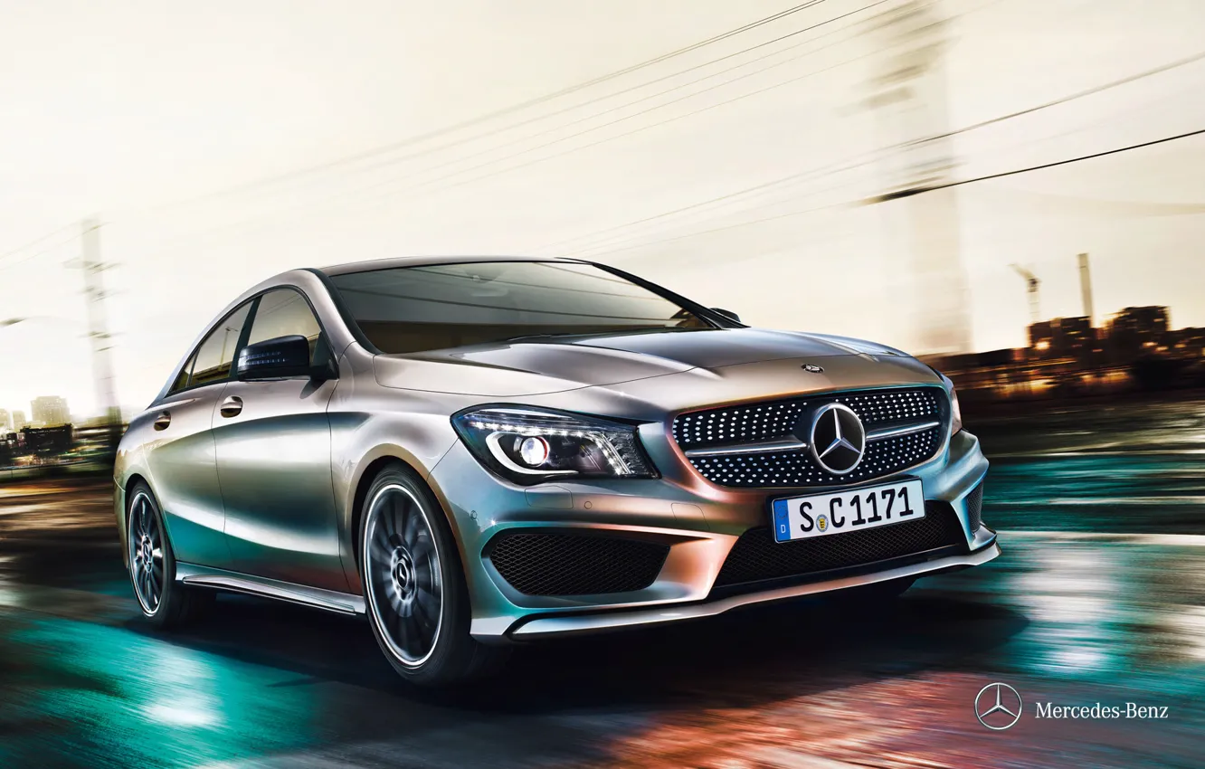 Photo wallpaper Mercedes-Benz, 2012, Mercedes, CLA-class, x117