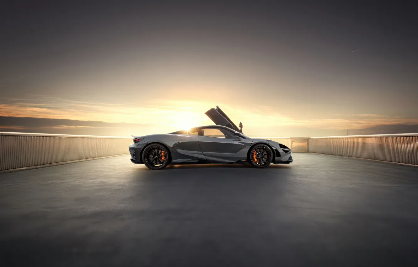 Photo wallpaper McLaren, supercar, sports car, supercar, side view, sports car, 765LT, McLaren 765LT