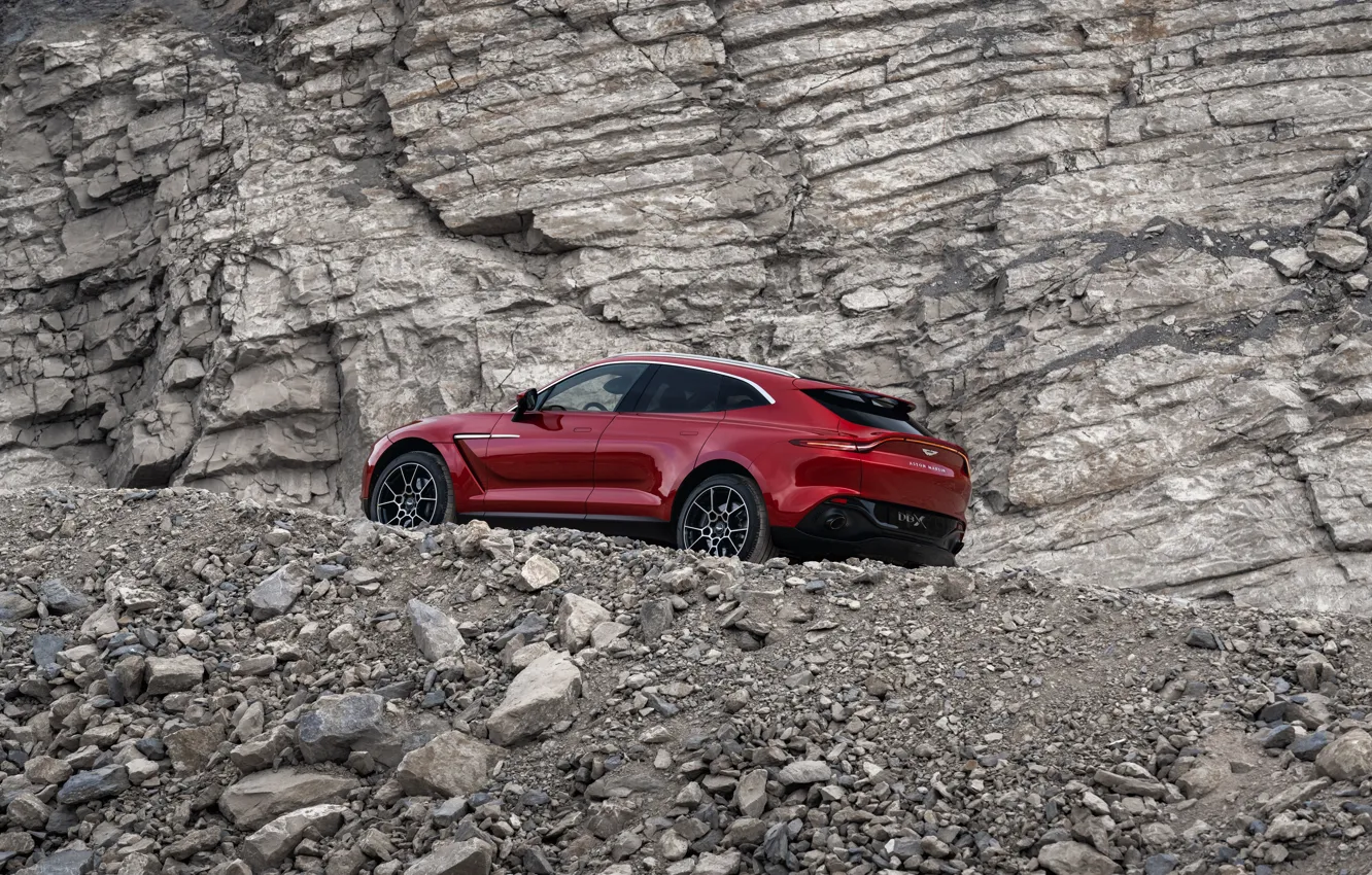 Photo wallpaper Aston Martin, crossover, DBX, 2020