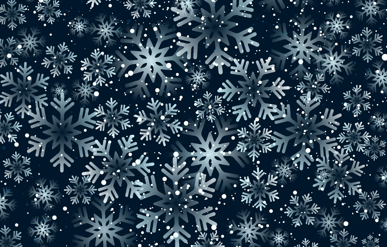 Photo wallpaper light, snowflakes, Snow, Star, Christmas, Background, Ornament
