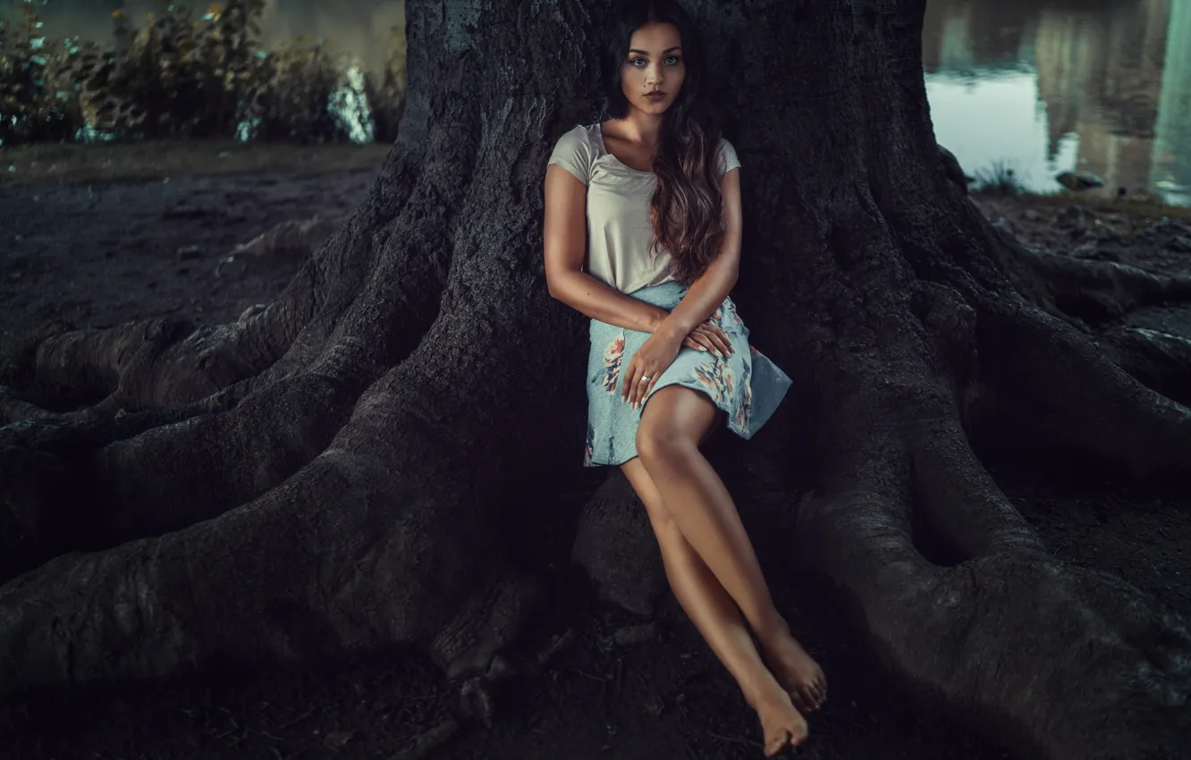 Photo wallpaper mole, legs, sponge, the beauty, Laura Göcht, Andreas-Joachim Lins