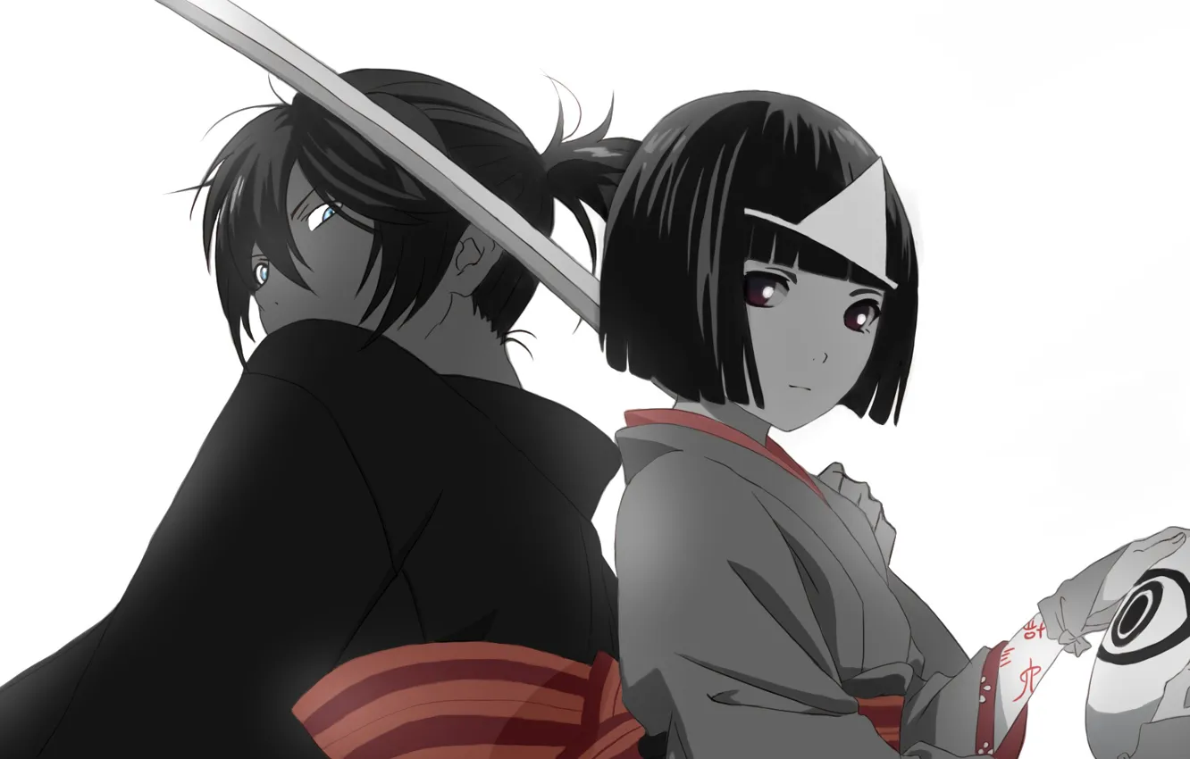 Photo wallpaper anime, Nora, art, A Homeless God, Noragami, Yato