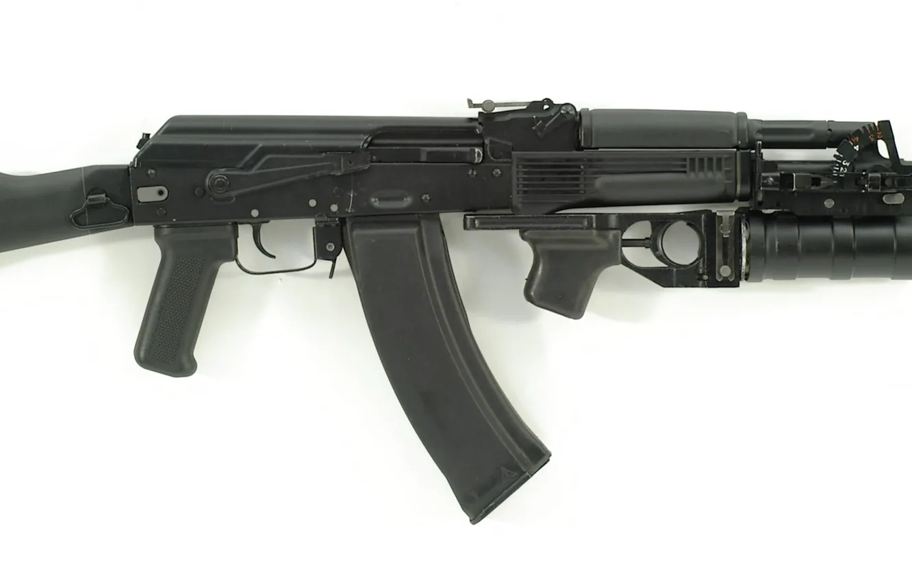 Photo wallpaper Kalashnikov, Russia, AK-74M, underbarrel grenade launcher