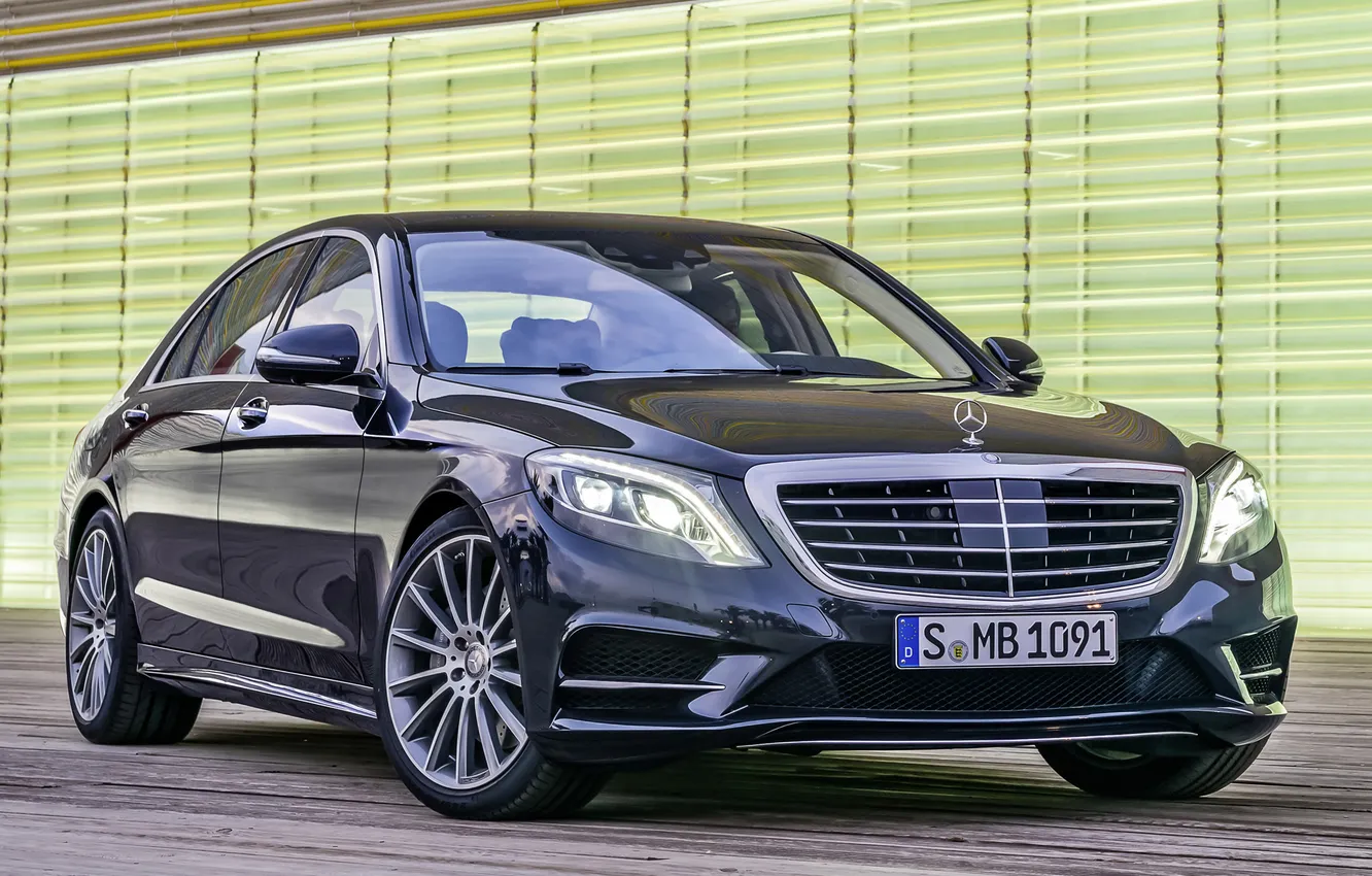 Photo wallpaper Wallpaper, Mercedes-Benz, car, sedan, BlueTec, S 350