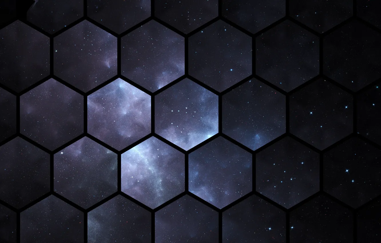 Photo wallpaper space, background, cell