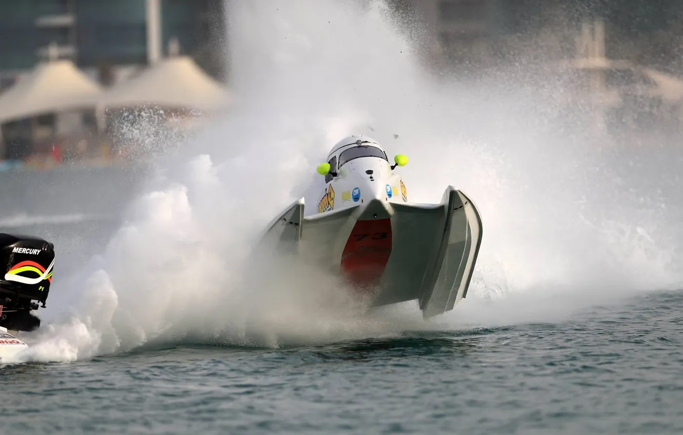 Photo wallpaper race, boat, speed