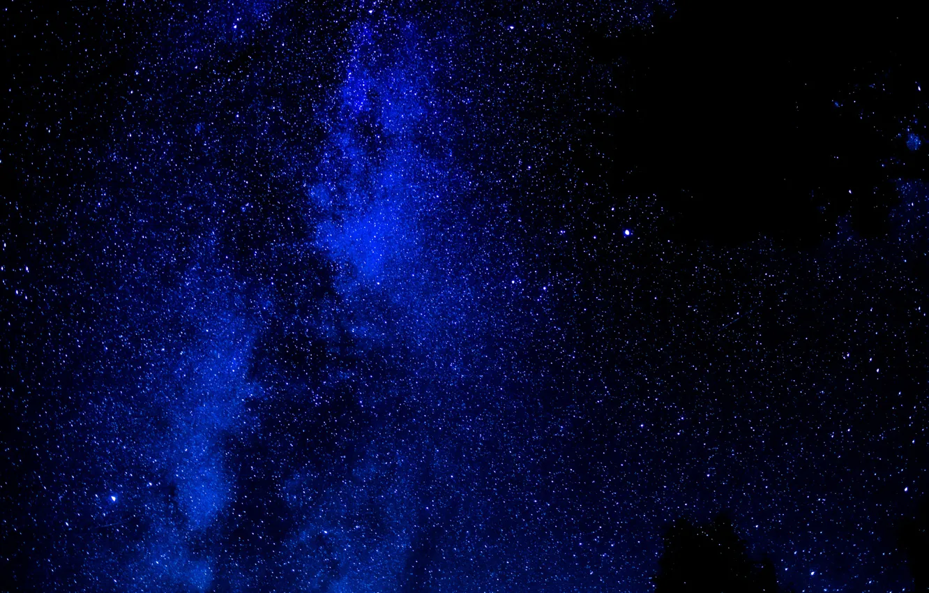 Photo wallpaper the sky, space, stars, night, the milky way