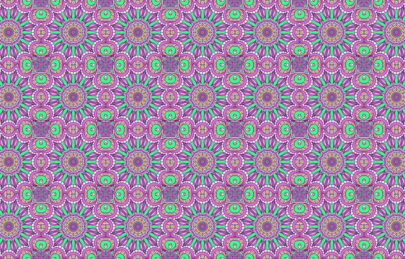 Photo wallpaper pattern, lilac, symmetry
