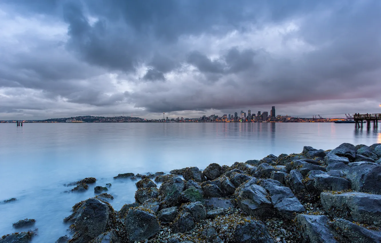 Photo wallpaper Seattle, USA, USA, Seattle, Washington, State Washington