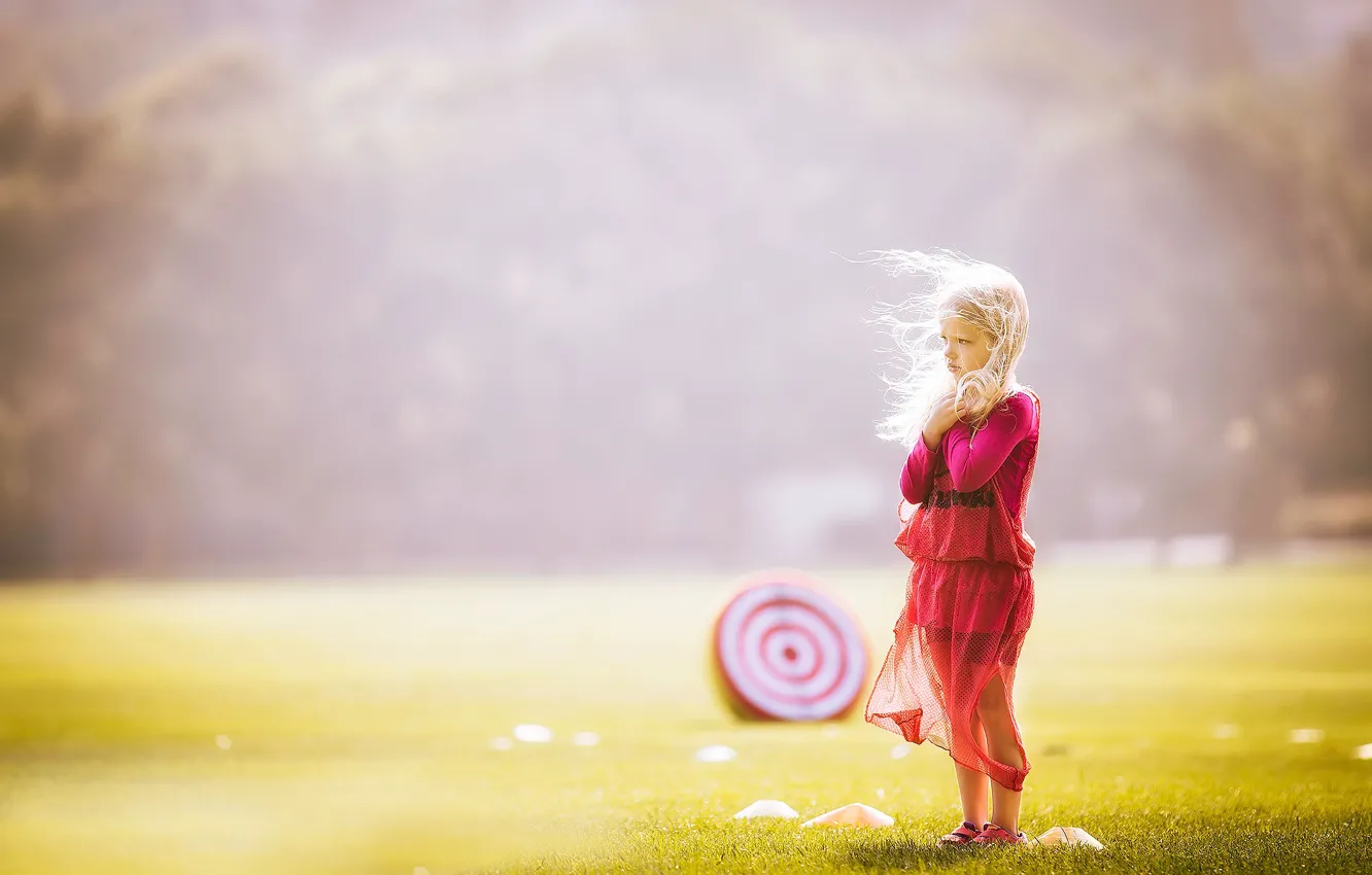 Photo wallpaper the wind, hair, girl