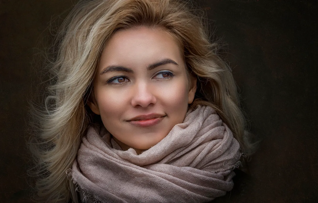 Photo wallpaper girl, face, portrait