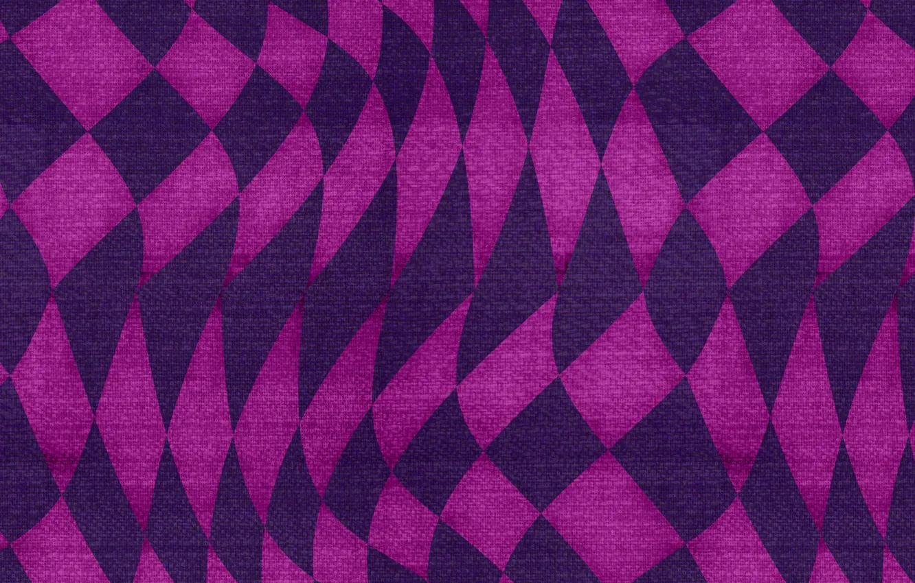 Photo wallpaper texture, distortion, fabric, geometry, diamonds