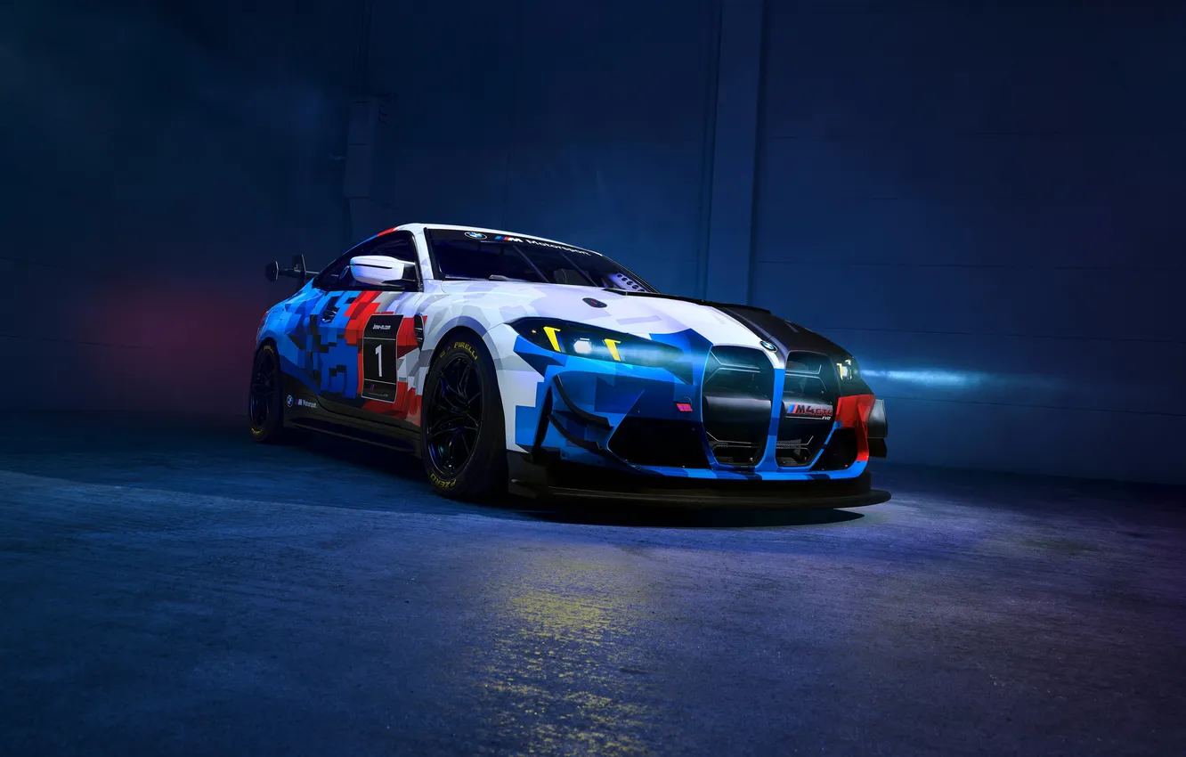Photo wallpaper BMW, BMW M4, Livery, BMW M4 GT4 EVO