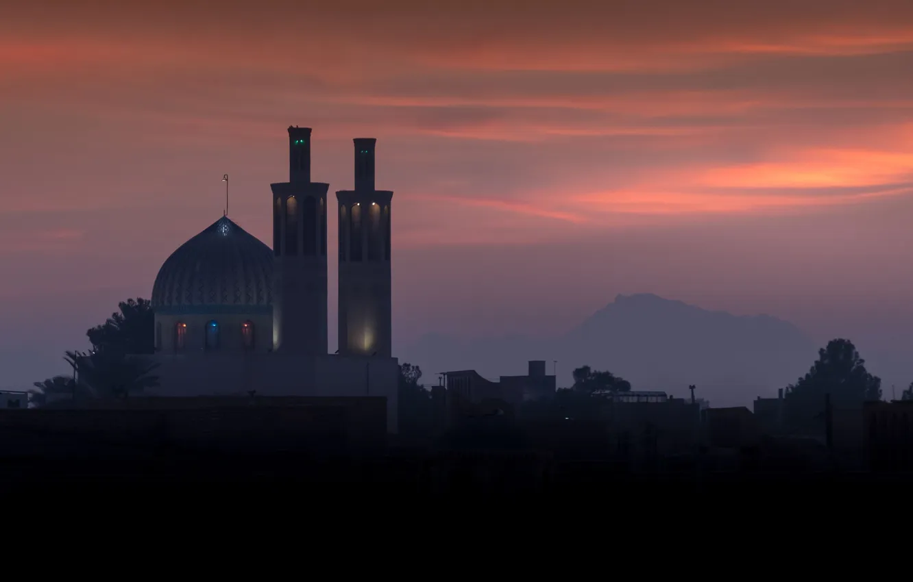 Photo wallpaper silhouette, Iran, Nadezhda Demkina, Erdekan