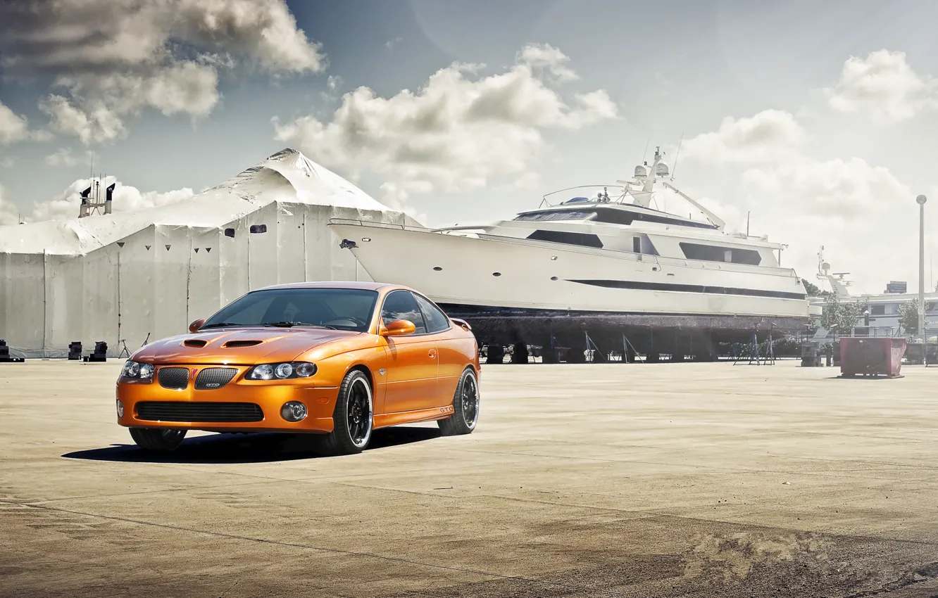 Photo wallpaper Orange, GTO, Holden