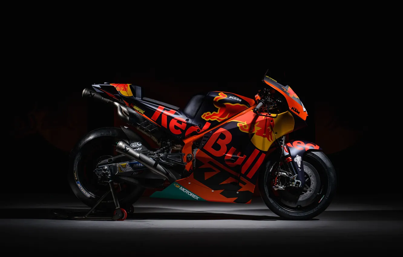 Photo wallpaper motorcycle, bike, KTM, ktm rs16, Team RedBull, KTM RC16