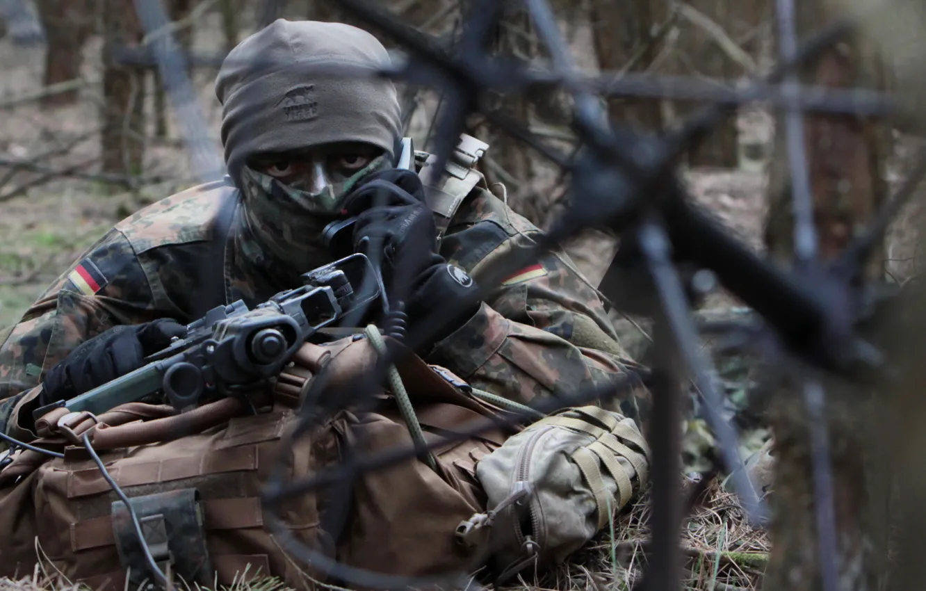 Photo wallpaper weapons, army, soldiers