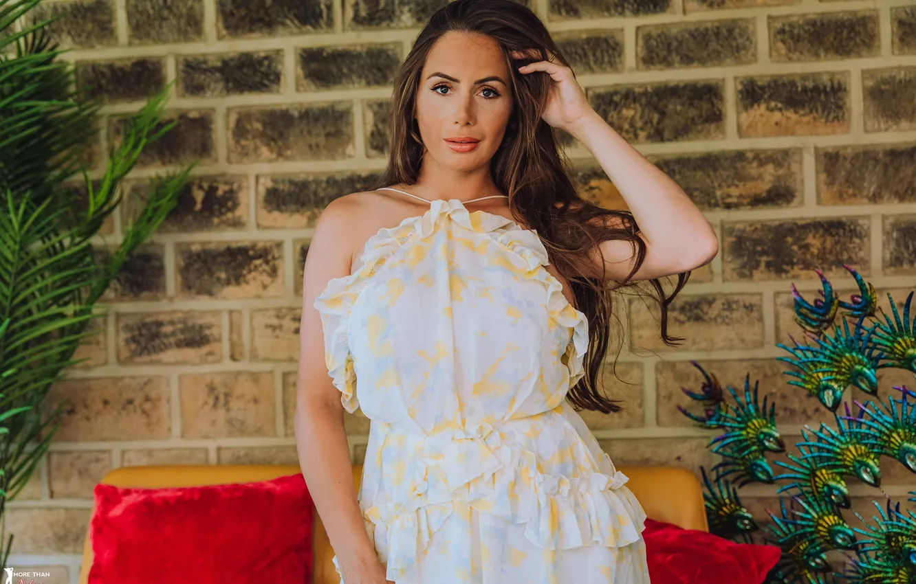 Photo wallpaper girl, sexy, Wallpaper, sweetheart, model, bright, portrait, makeup