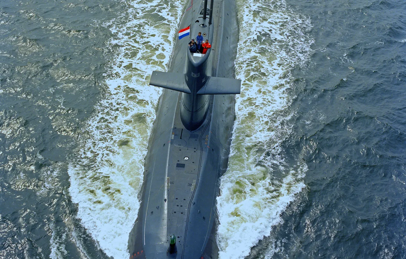 Photo wallpaper submarine, Netherlands, diesel