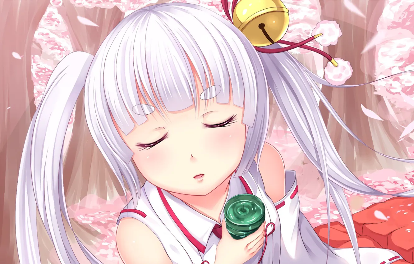 Photo wallpaper girl, sword, anime, katana, sakura, ken, window, blade