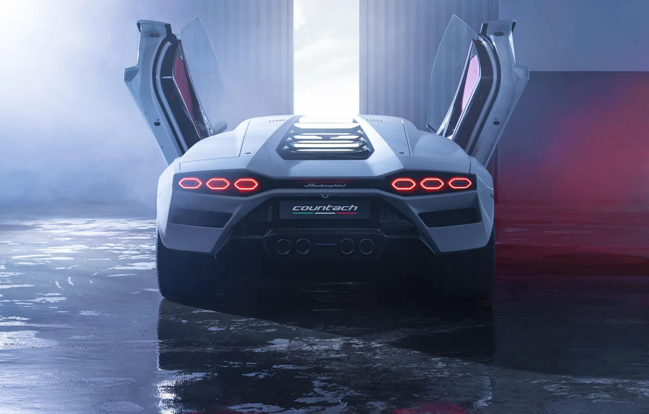 Photo wallpaper Lamborghini, Lamborghini Countach, 2021, Lamborghini Countach LPI 800-4