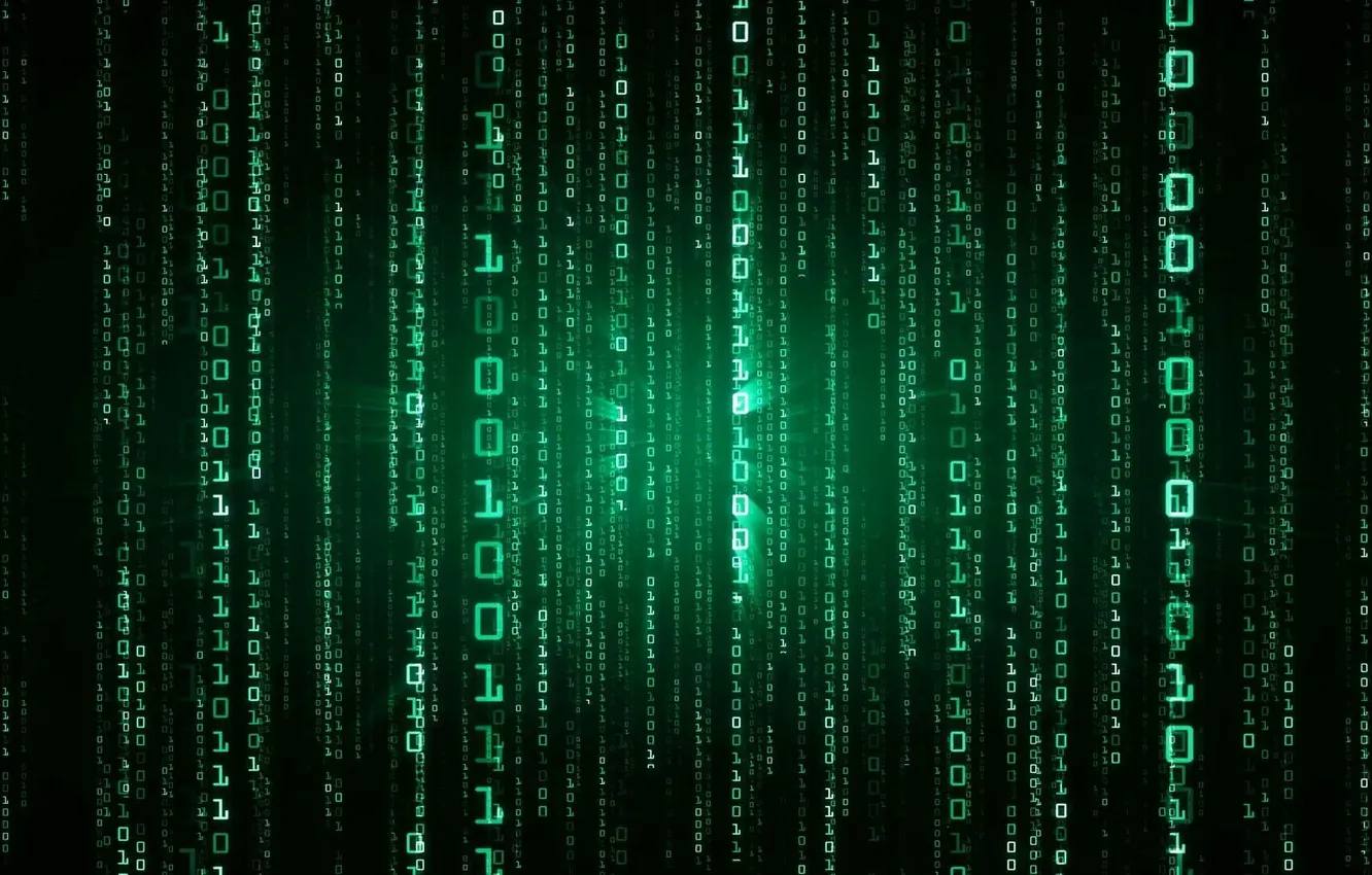 Photo wallpaper figures, matrix, columns