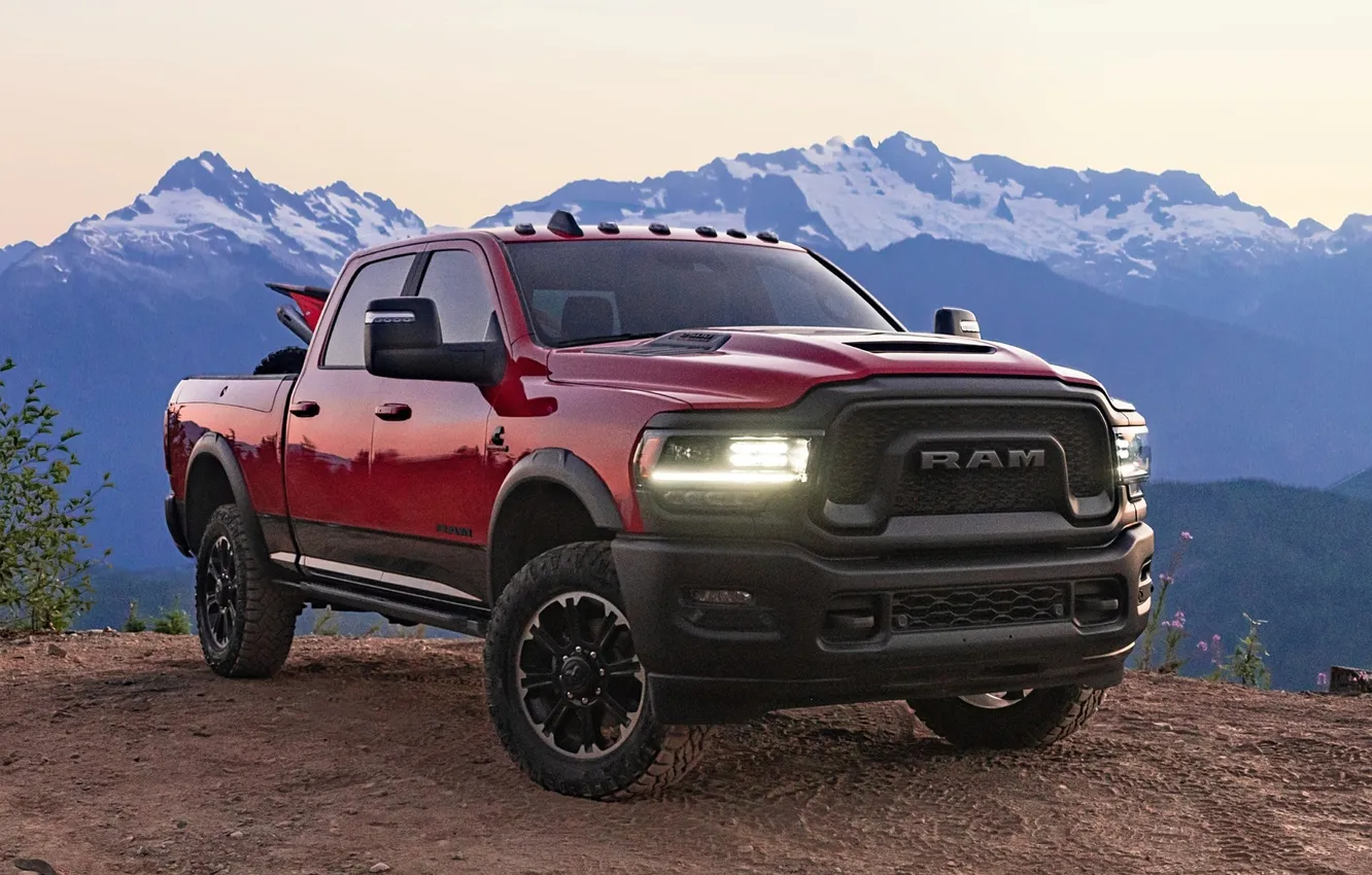 Photo wallpaper car, model, pickup truck, 2500, American manufacturer, RAM, RAM 2500