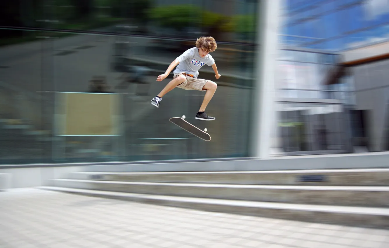 Photo wallpaper movement, Board, skateboarding