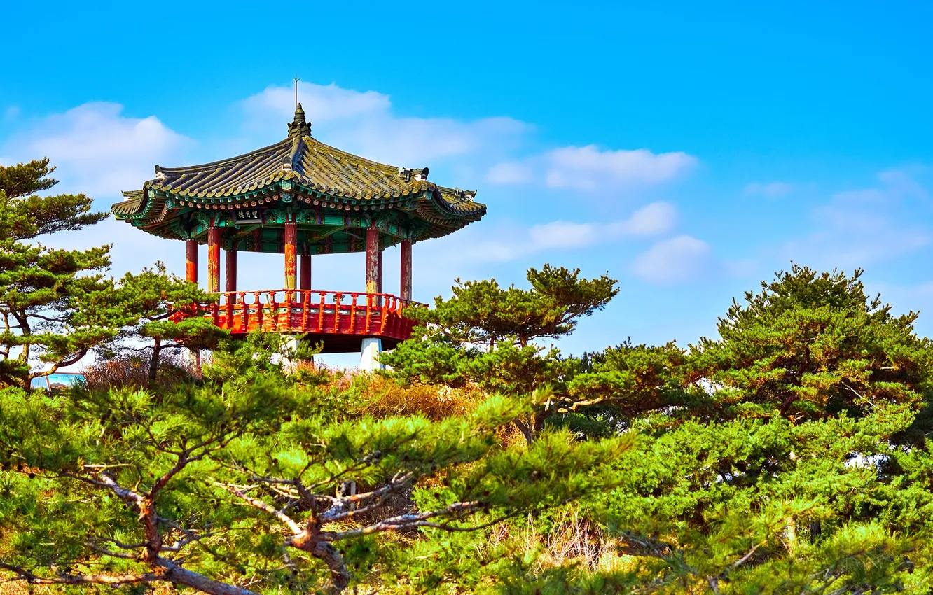 Photo wallpaper landscape, Wallpaper, South Korea, Chechon-Si