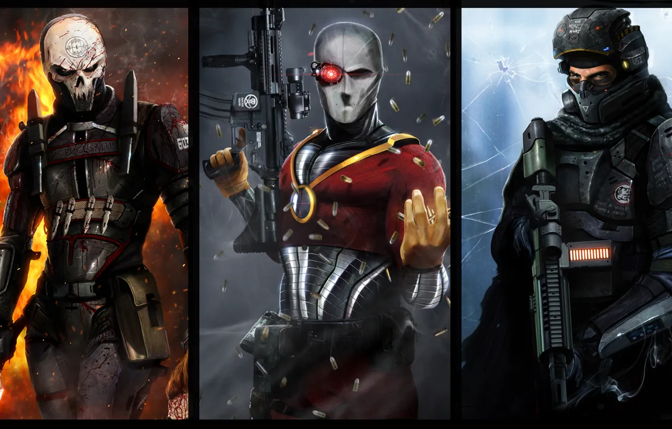 Photo wallpaper LMS, Dan Authorisation Was, Last Man Standing, Abaddon, Deadshot
