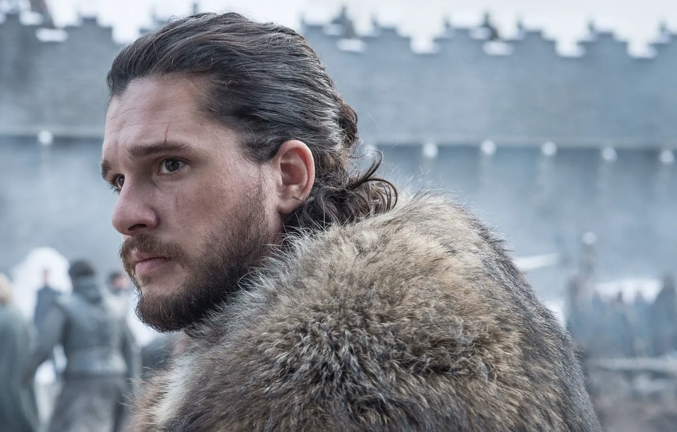 Photo wallpaper the series, the final, Game of Thrones, Game of thrones, Jon Snow, Jon Snow, Kit …