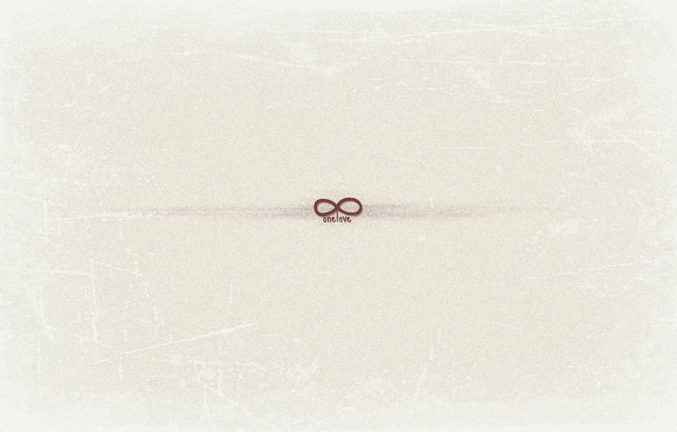 Photo wallpaper minimalism, infinity, onelove