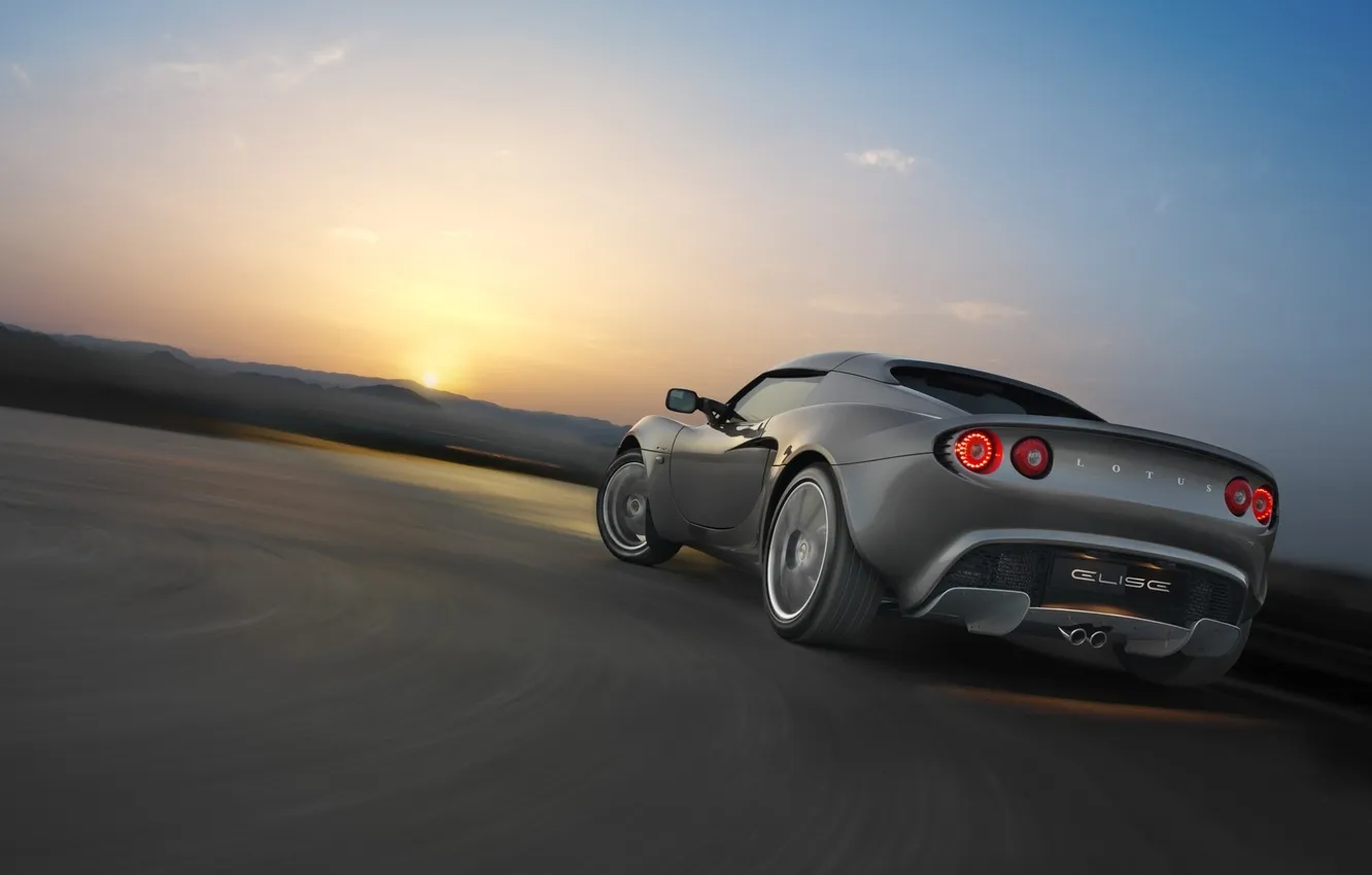 Photo wallpaper road, Lotus, EliseR