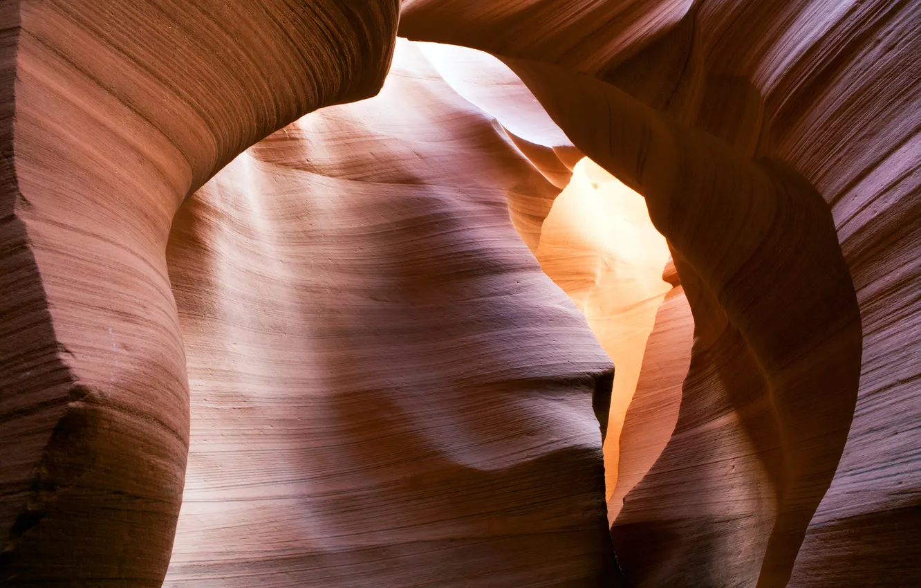 Photo wallpaper nature, rocks, texture, canyon, Antelope Canyon, USA, AZ, Antelope Canyon