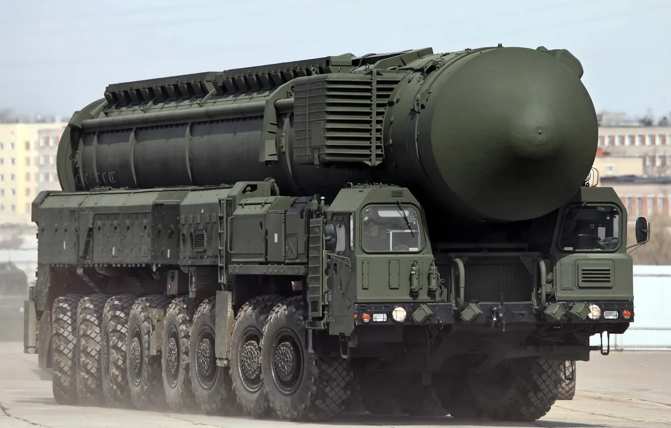 Photo wallpaper military, weapon, nuclear, vehicle, missiles, military vehicle, Russian Army, MAZ