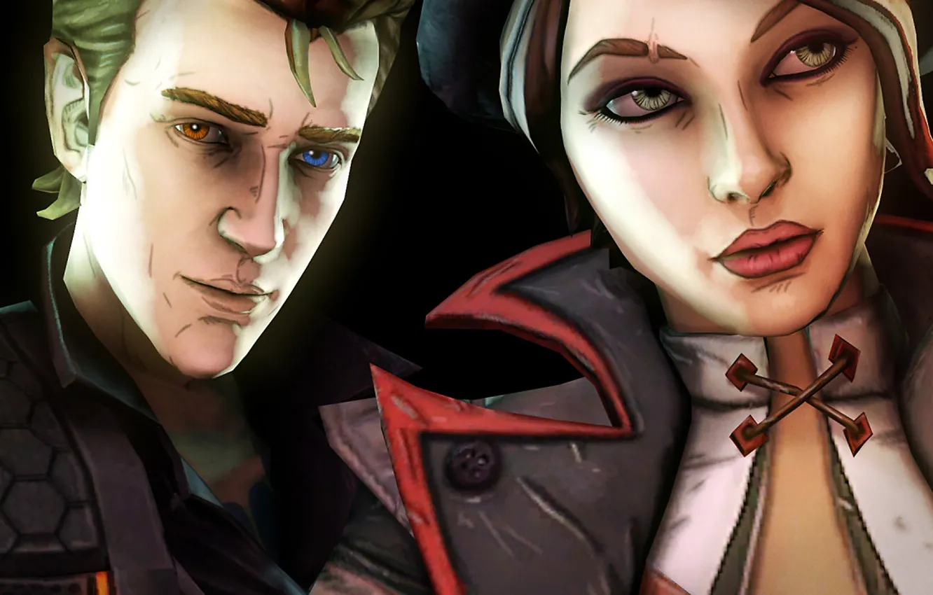 Photo wallpaper look, Borderlands, Fiona, Rhys, Tale from the Borderlands