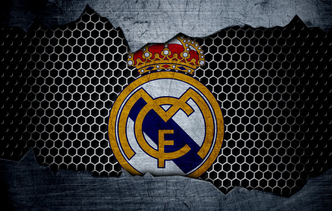 Photo wallpaper wallpaper, sport, logo, football, Real Madrid