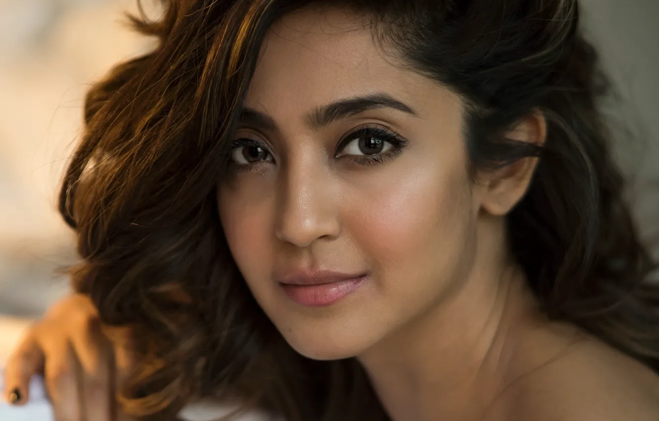 Photo wallpaper girl, hot, sexy, eyes, smile, beautiful, figure, model