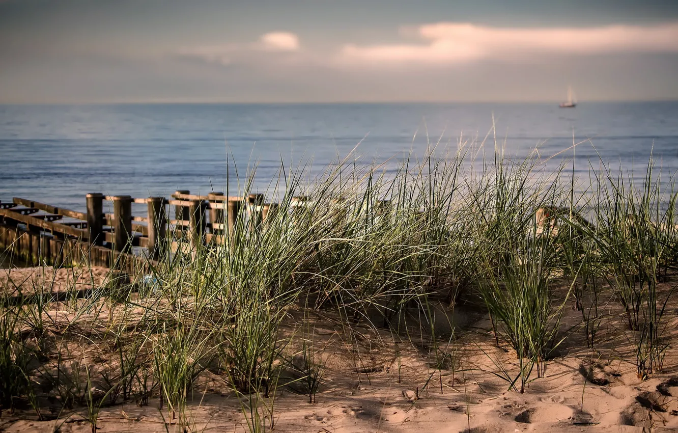 Photo wallpaper Beach, Germany, Balticsea