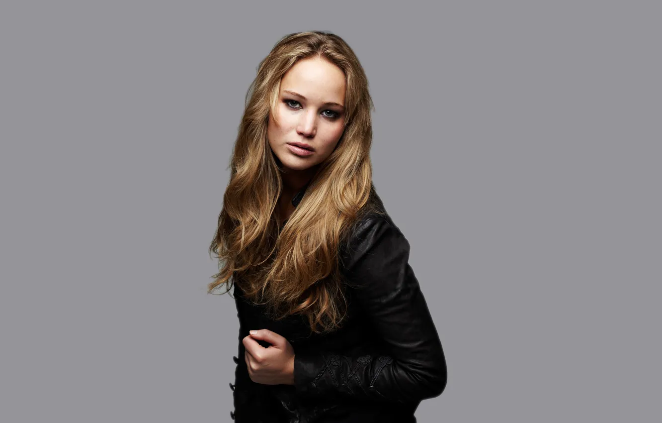 Photo wallpaper look, background, makeup, actress, jacket, hairstyle, brown hair, photoshoot