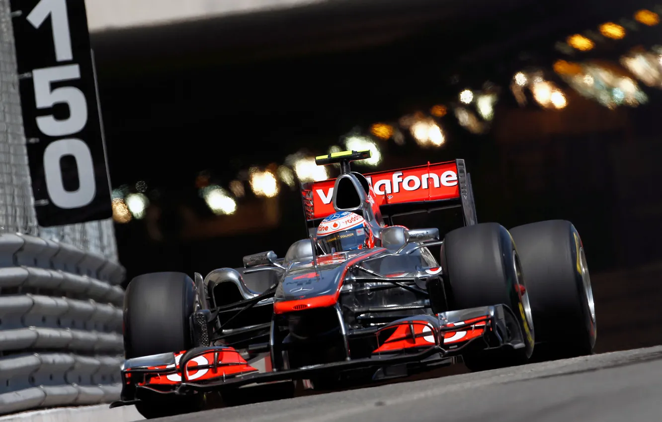 Photo wallpaper race, track, the car, Formula-1, track, 2011, McLaren MP4-26, Jenson Button