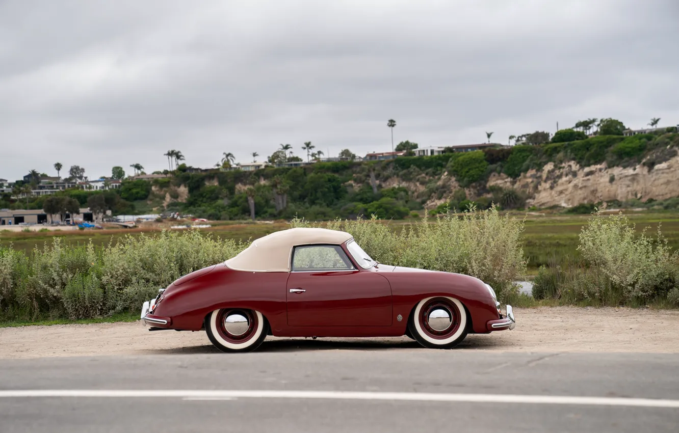 Photo wallpaper Porsche, 1953, 356, Porsche 356 1300 Cabriolet