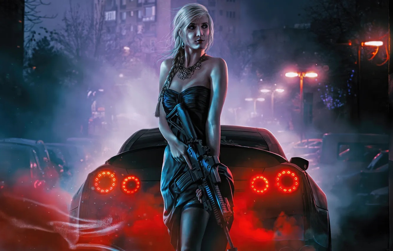 Photo wallpaper maiden, Crime