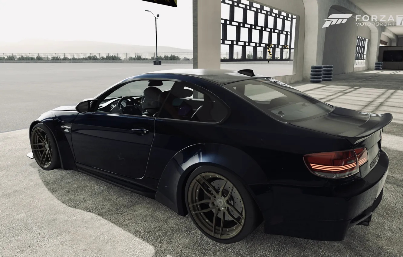 Photo wallpaper HDR, BMW, game, bmw m3, Wide Body Kit, Liberty Walk, FM7, UHD