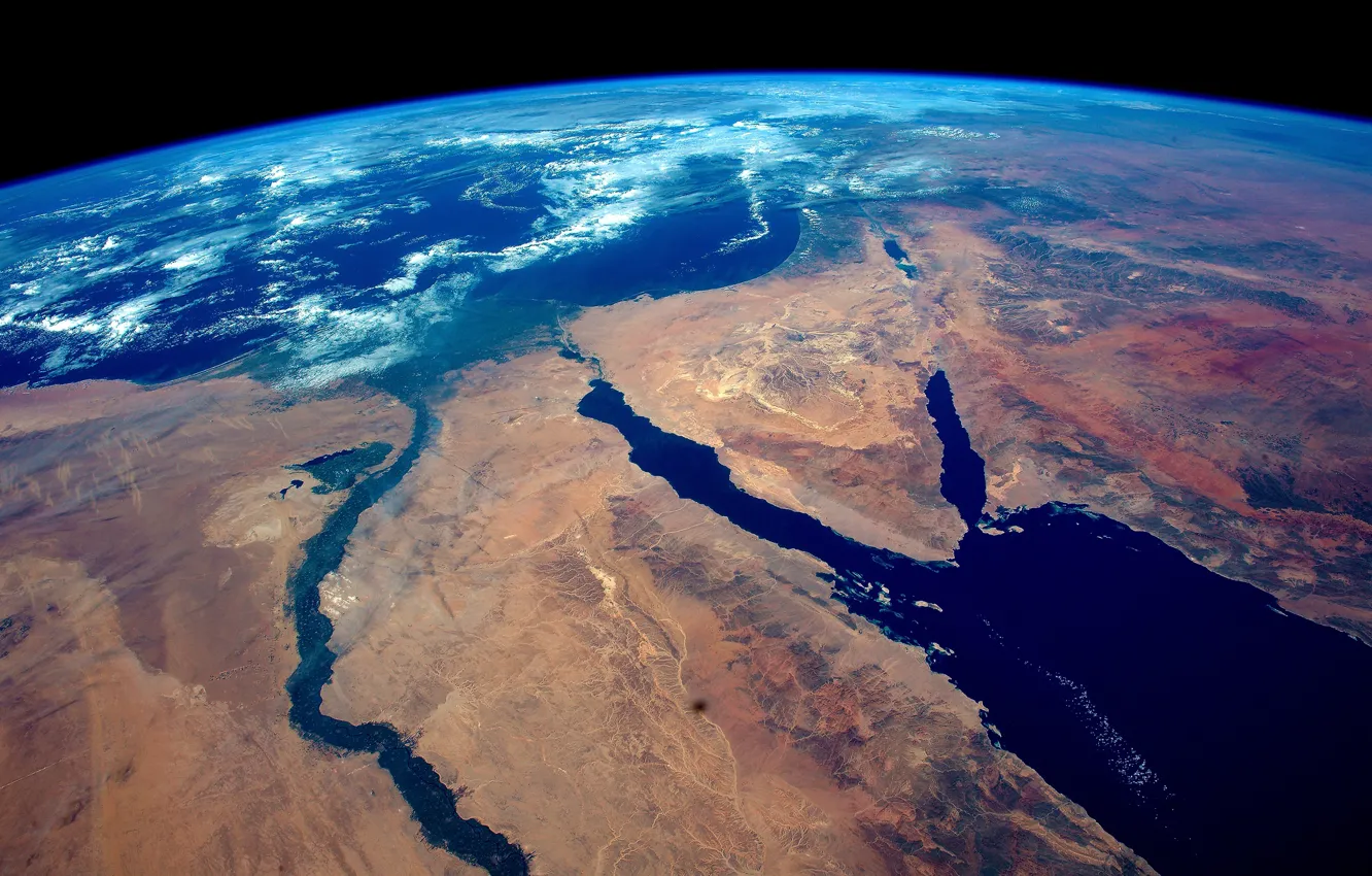 Photo wallpaper space, earth, Egypt, Africa