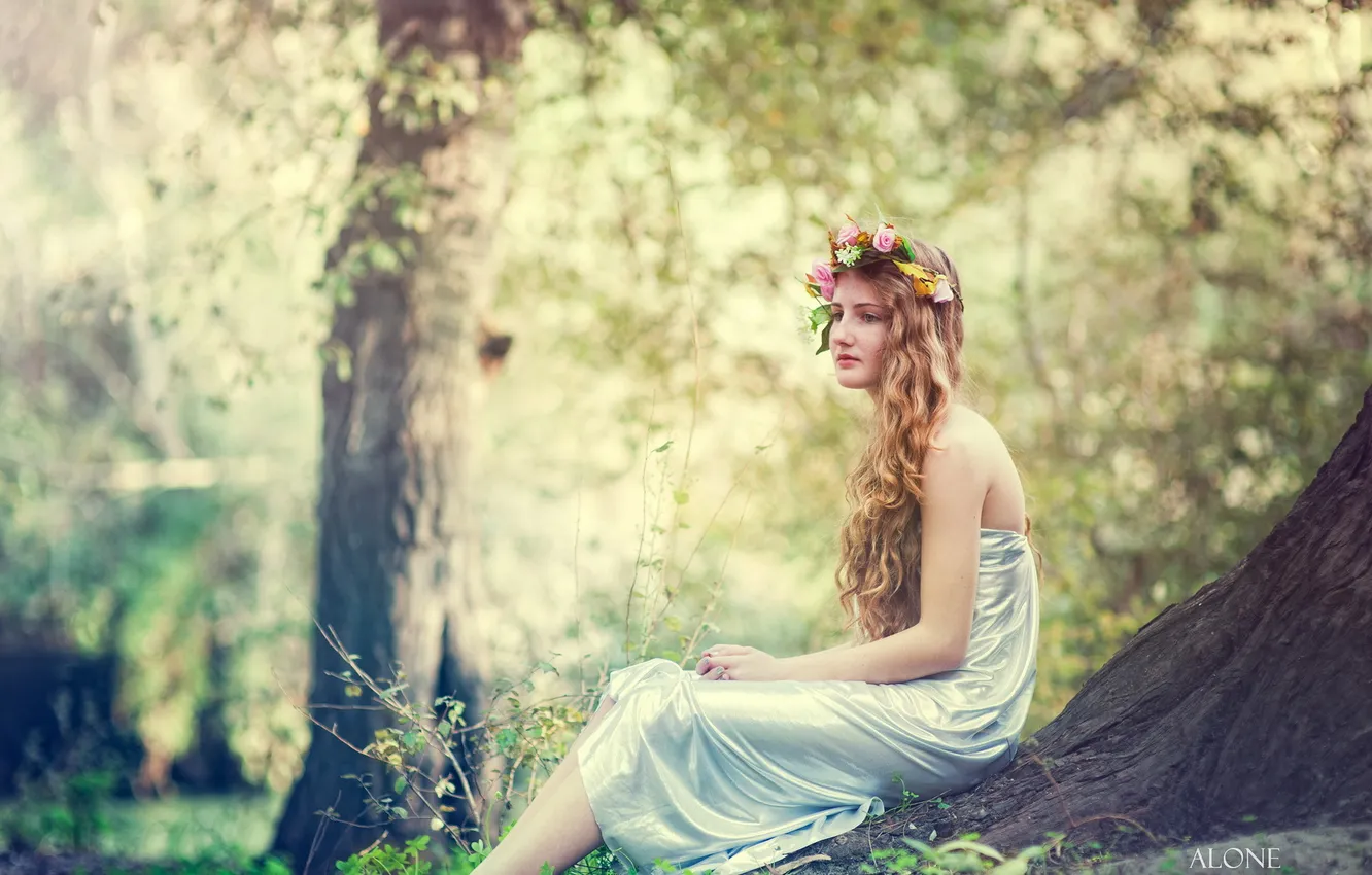 Photo wallpaper background, Modelo, Sandra Martinez