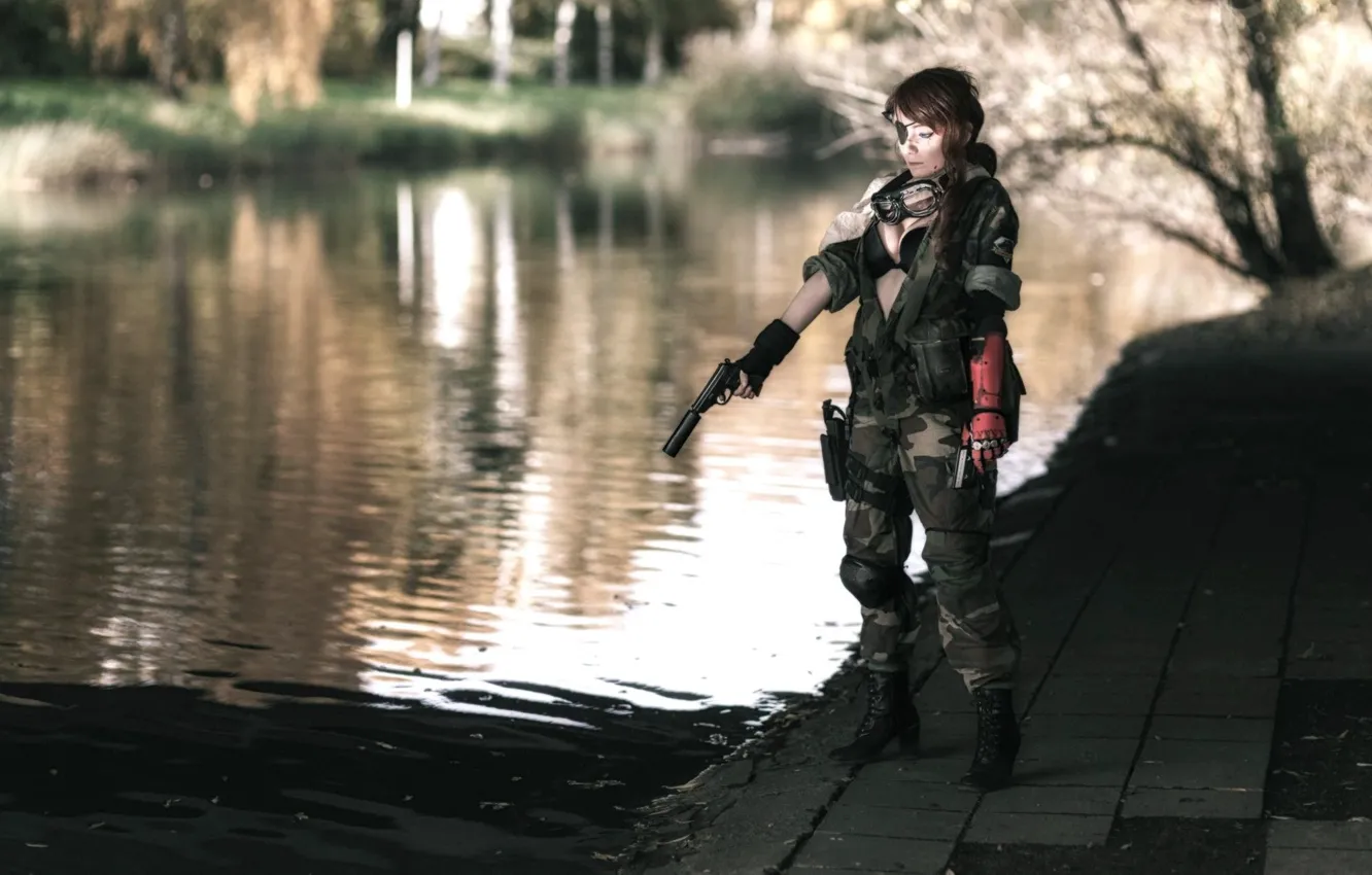 Photo wallpaper Girl, cosplay, Metal Gear Solid, cosplay, Konami, Kojima Productions, The Phantom Pain, Venom Snake