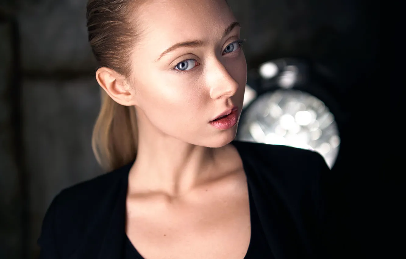 Photo wallpaper look, sponge, the beauty, Studio, Andrey Zhukov, Andrey Zhukov