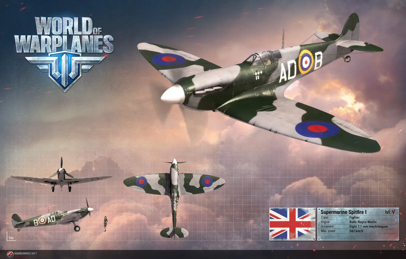Photo wallpaper the plane, aviation, air, MMO, Wargaming.Net, World of Warplanes, WoWp, BigWorld